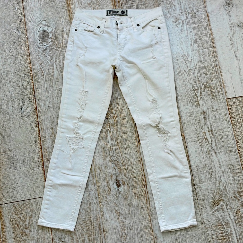 White jeans from Victoria Secret